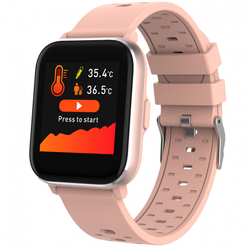 Produktbild för Smartwatch kroppstemp/hjärtfrekvens/IP67