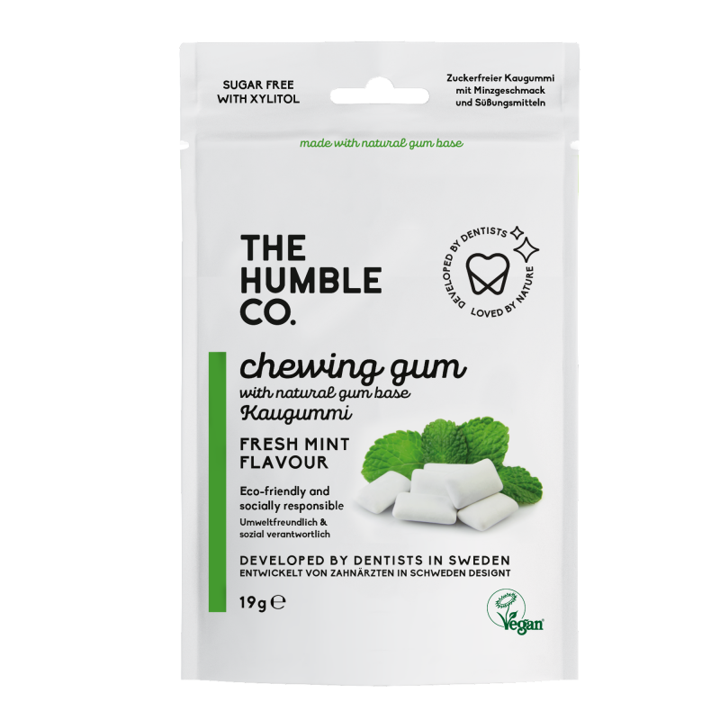 Produktbild för Natural Chewing Gum - Fresh Mint 19 g