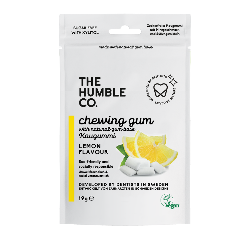 Produktbild för Natural Chewing Gum - Lemon 19 g