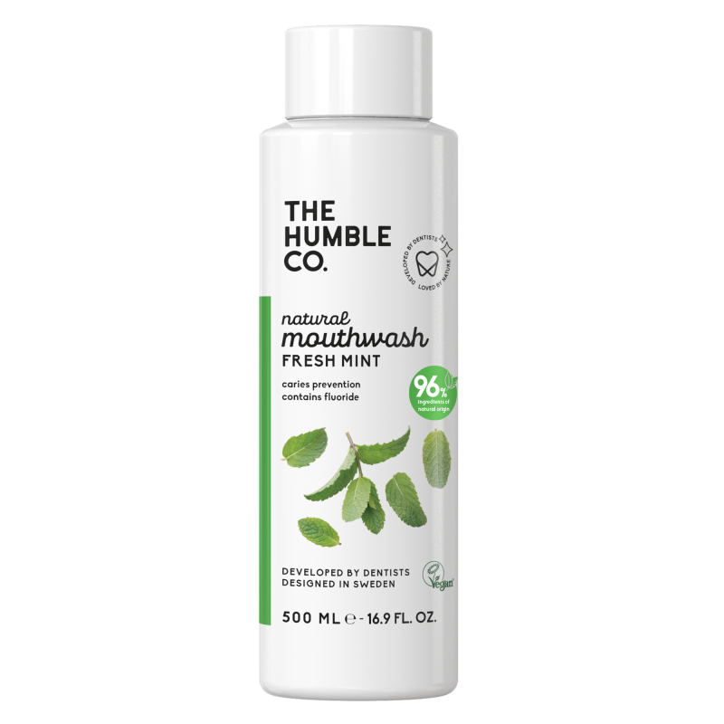 Produktbild för Humble Natural Mouthwash - Fresh Mint