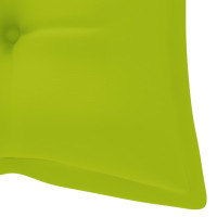 Produktbild för Hopfällbar trädgårdsbänk med dyna 118 cm bambu