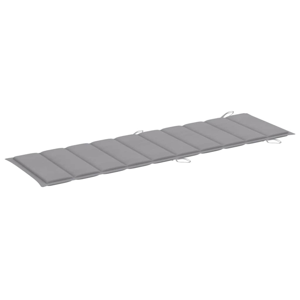 Produktbild för Solsängar 2 st med bord och dynor massivt akaciaträ