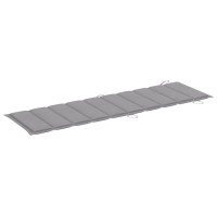 Produktbild för Solsängar 2 st med bord och dynor massivt akaciaträ