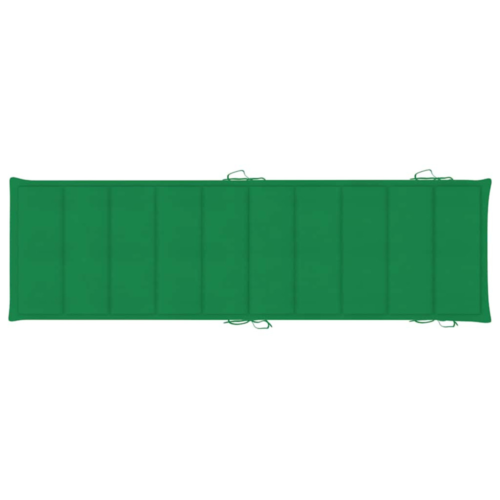 Produktbild för Solsängar 2 st med bord och dynor massivt akaciaträ