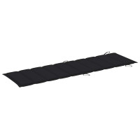 Produktbild för Solsängar 2 st med bord och dynor massivt akaciaträ