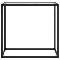 Miniatyr av produktbild för Konsolbord transparent 80x35x75 cm härdat glas