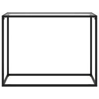 Produktbild för Konsolbord transparent 100x35x75 cm härdat glas