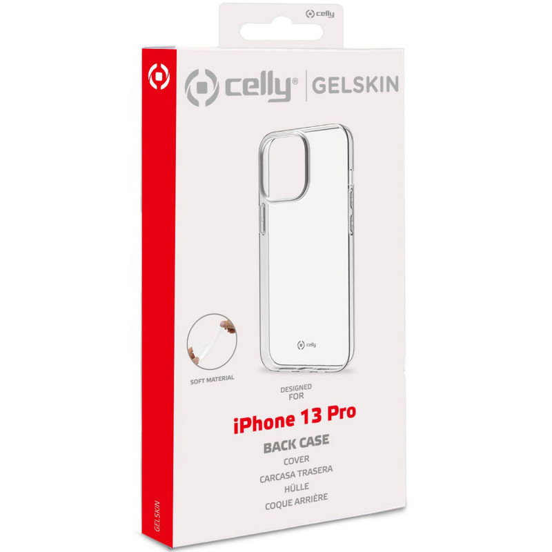 Produktbild för Gelskin TPU Cover iPhone 13 Pro Transparent