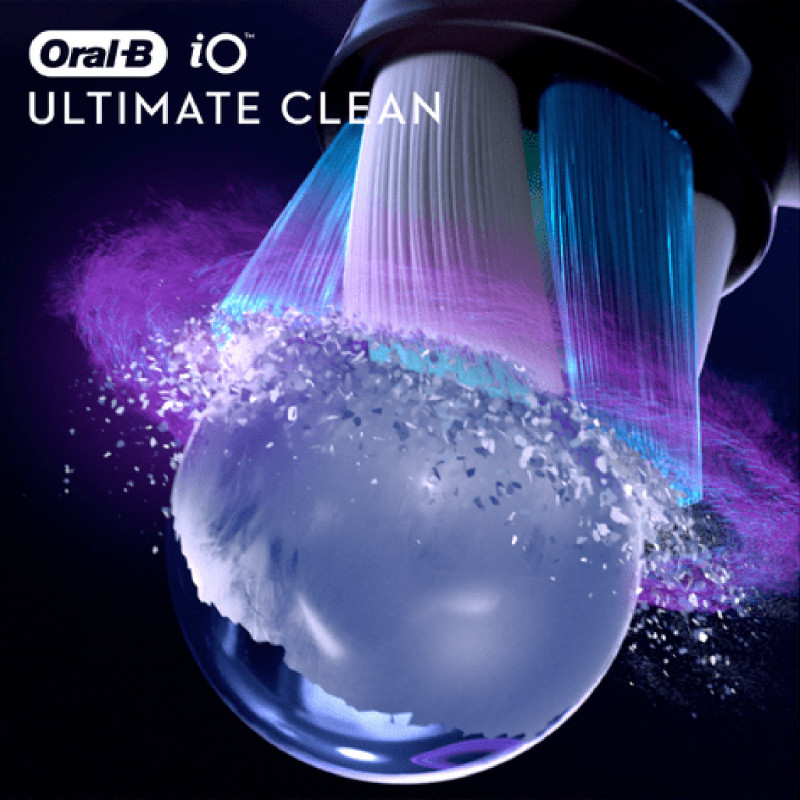 Produktbild för Borsthuvud iO Ultimate Clean Black 4st