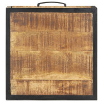 Produktbild för Sängbord 40x40x35 cm grovt mangoträ