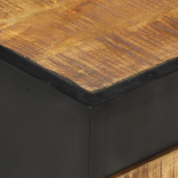 Produktbild för Sängbord 40x40x35 cm grovt mangoträ