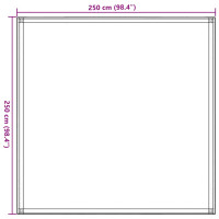 Produktbild för Tältmatta 250x250 cm mörkgrön