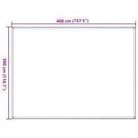 Produktbild för Tältmatta 300x400 cm brun