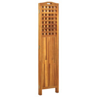 Produktbild för Rumsavdelare 3 paneler 121x2x170 cm massivt akaciaträ
