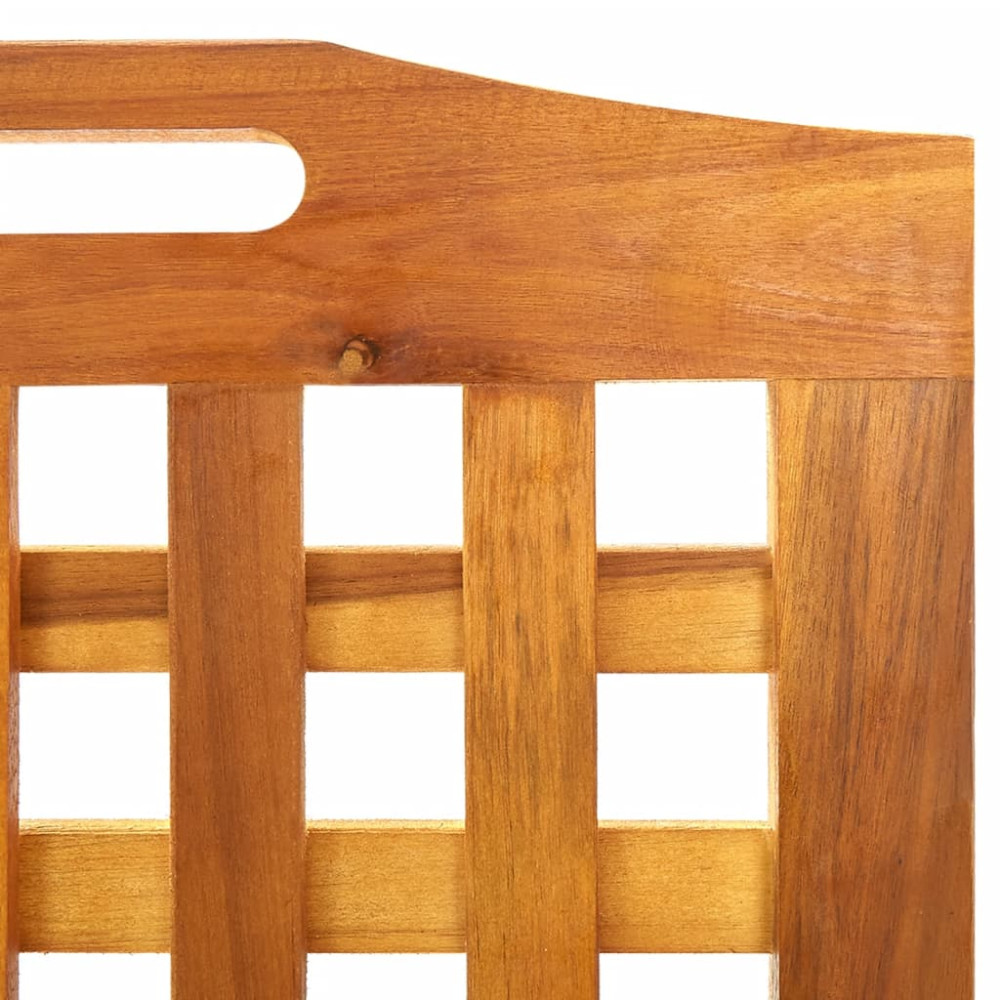 Produktbild för Rumsavdelare 3 paneler 121x2x170 cm massivt akaciaträ