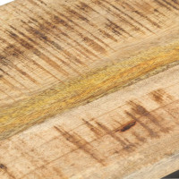 Produktbild för Sidobord 2 st 31,5x24,5x64,5 grovt mangoträ