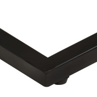 Produktbild för Sidobord 2 st 31,5x24,5x64,5 grovt mangoträ
