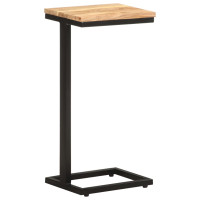 Produktbild för Sidobord 2 st 31,5x24,5x64,5 massivt akaciaträ