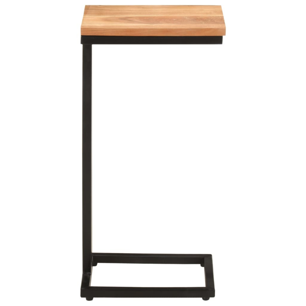 Produktbild för Sidobord 2 st 31,5x24,5x64,5 massivt akaciaträ