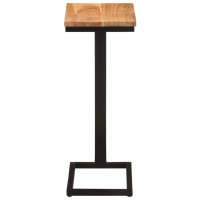 Produktbild för Sidobord 2 st 31,5x24,5x64,5 massivt akaciaträ