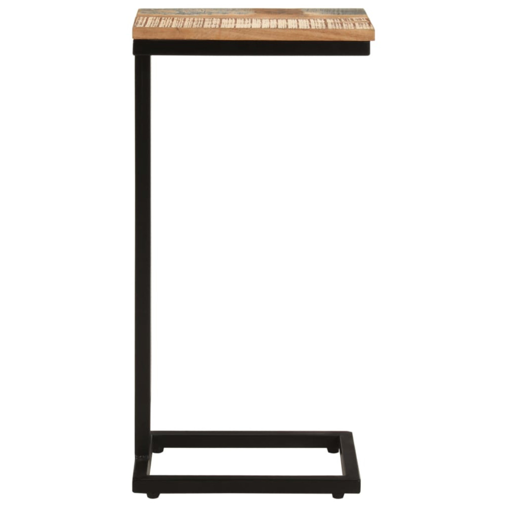 Produktbild för Sidobord 2 st 31,5x24,5x64,5 massivt återvunnet trä