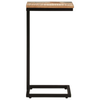 Produktbild för Sidobord 2 st 31,5x24,5x64,5 massivt återvunnet trä