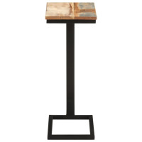 Produktbild för Sidobord 2 st 31,5x24,5x64,5 massivt återvunnet trä