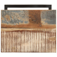 Produktbild för Sidobord 2 st 31,5x24,5x64,5 massivt återvunnet trä