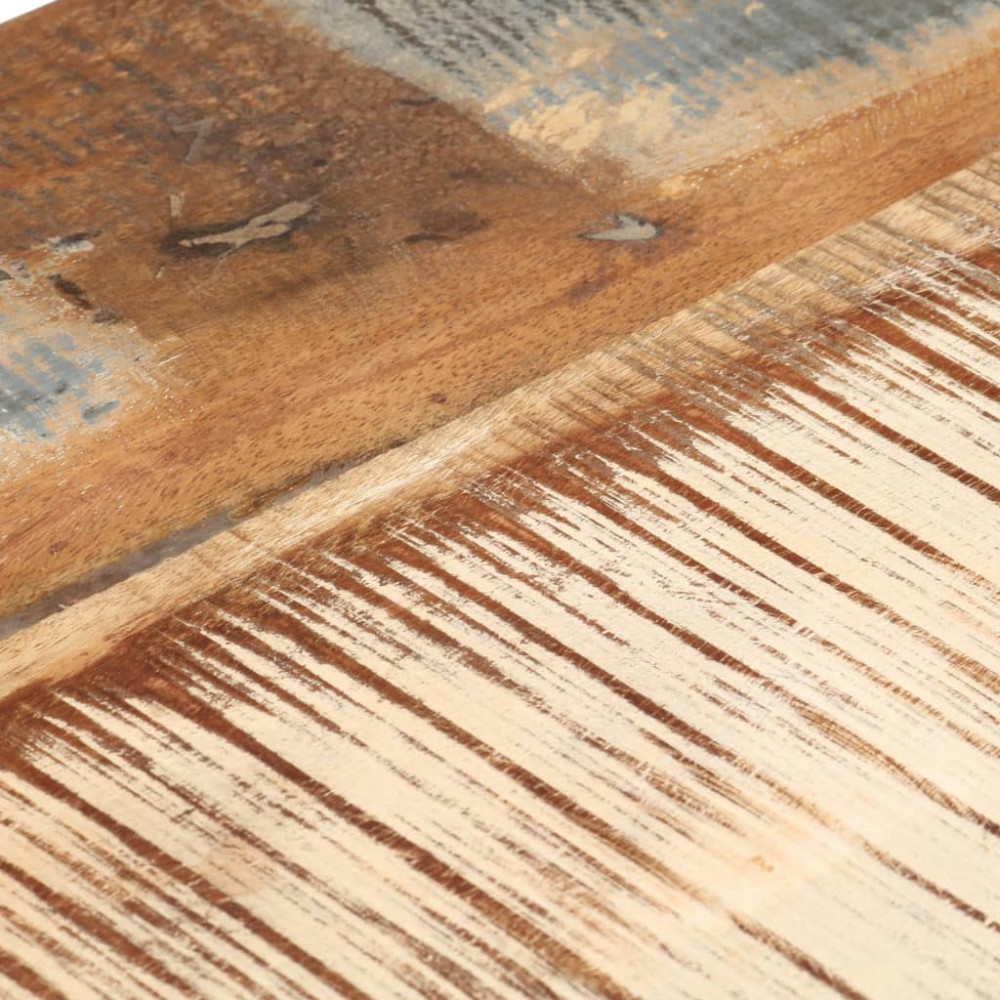 Produktbild för Sidobord 2 st 31,5x24,5x64,5 massivt återvunnet trä