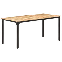 Produktbild för Matbord 160x80x76 cm grovt mangoträ