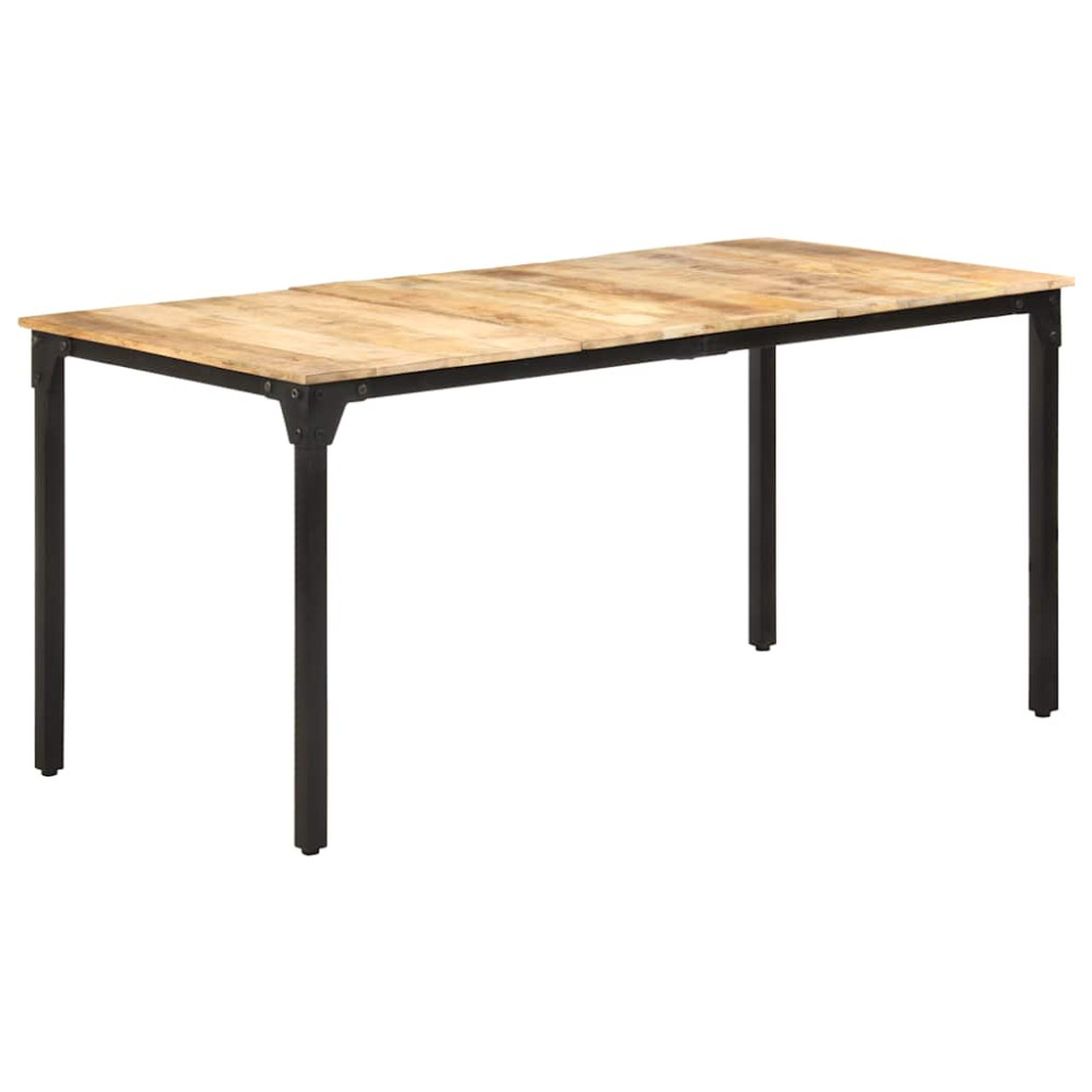 Produktbild för Matbord 160x80x76 cm grovt mangoträ