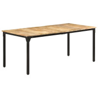 Produktbild för Matbord 180x90x76 cm grovt mangoträ