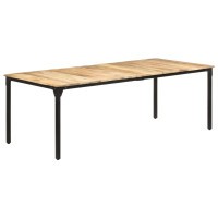 Produktbild för Matbord 220x100x76 cm grovt mangoträ
