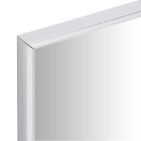 Produktbild för Spegel silver 40x40 cm