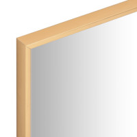 Produktbild för Spegel guld 40x40 cm