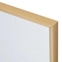 Produktbild för Spegel 50x50 cm guld