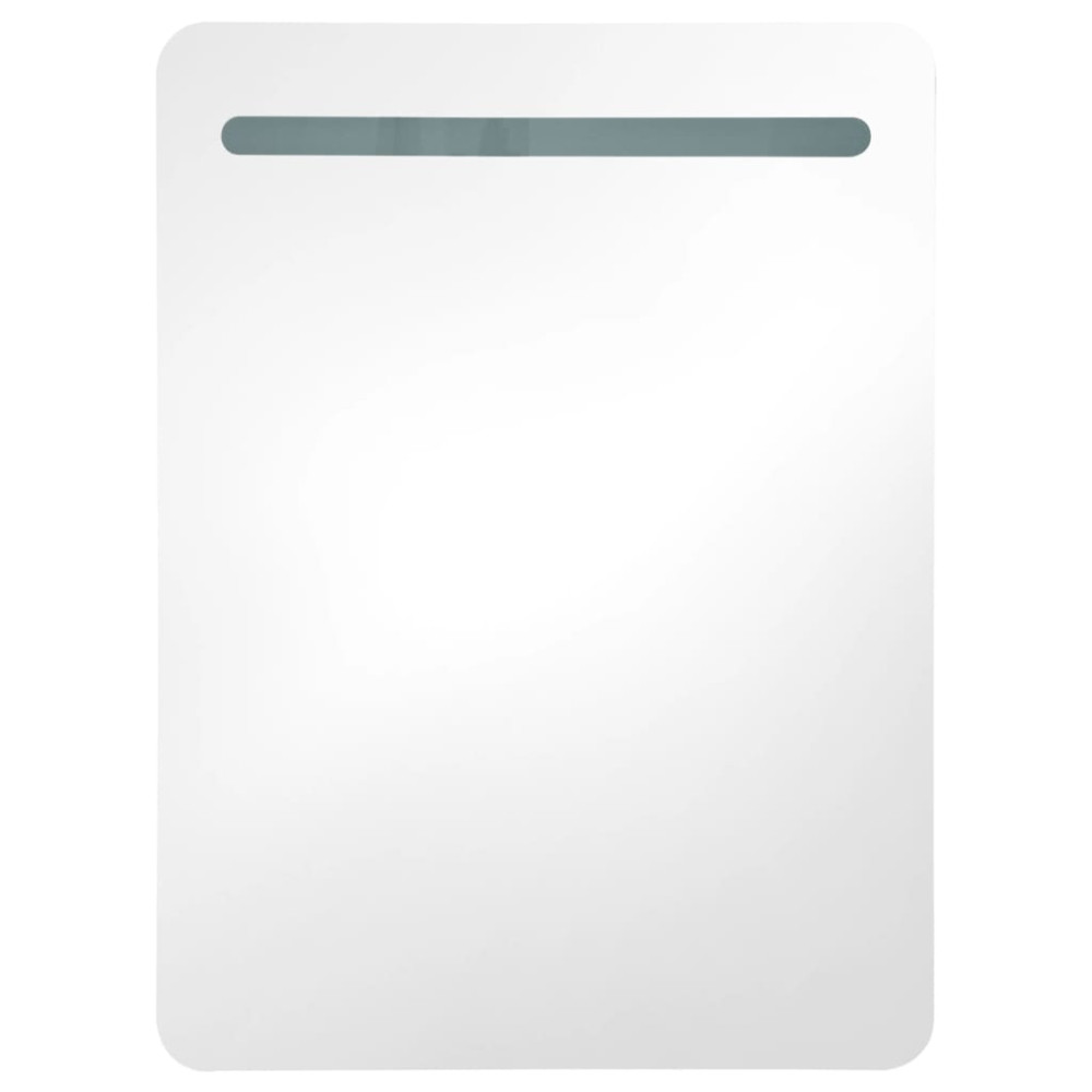 Produktbild för Badrumsspegel med skåp 60x11x80 cm