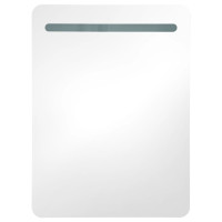 Produktbild för Badrumsspegel med skåp 60x11x80 cm