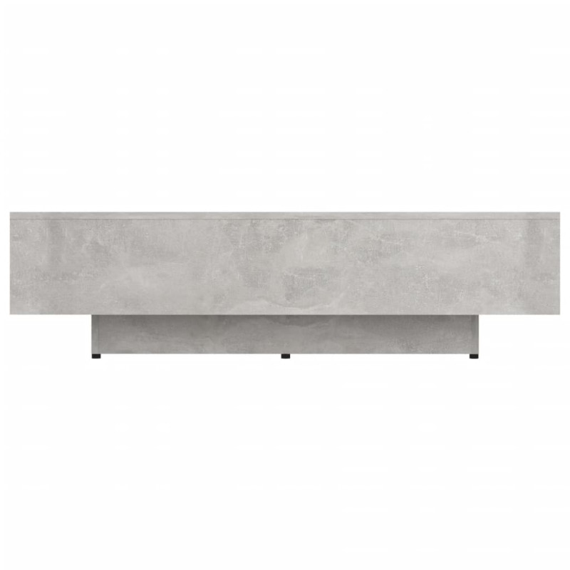 Produktbild för Soffbord betonggrå 100x49,5x31 cm konstruerat trä