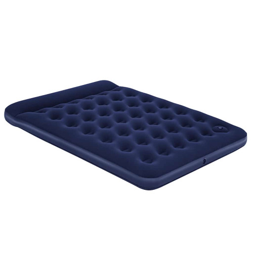 Bestway Bestway Luftmadrass med inbyggd fotpump flockad 203x152x28 cm