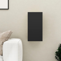 Miniatyr av produktbild för TV-skåp svart 30,5x30x60 cm konstruerat trä