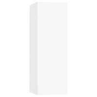 Miniatyr av produktbild för TV-skåp vit 30,5x30x90 cm konstruerat trä