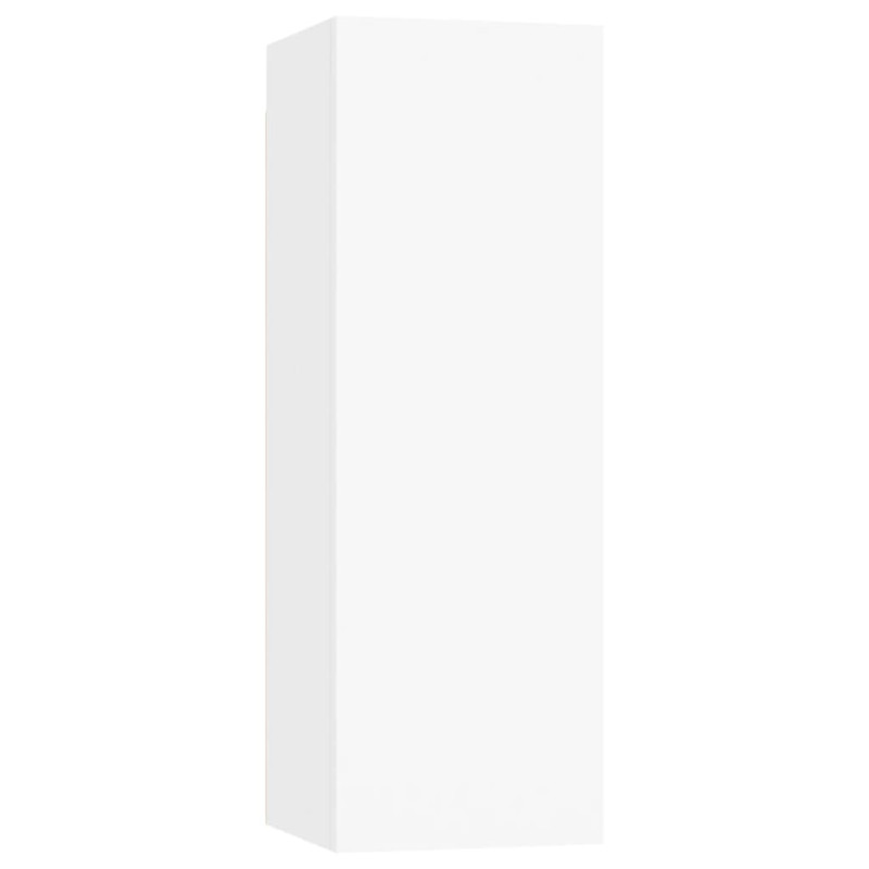 Produktbild för TV-skåp vit 30,5x30x90 cm konstruerat trä