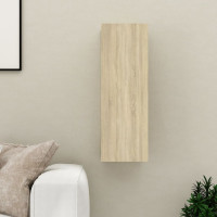 Miniatyr av produktbild för TV-skåp sonoma-ek 30,5x30x90 cm konstruerat trä