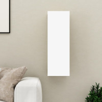 Miniatyr av produktbild för TV-skåp vit och sonoma-ek 30,5x30x90 cm konstruerat trä