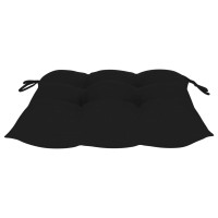 Produktbild för Hopfällbara trädgårdsstolar med dynor 4 st massiv teak