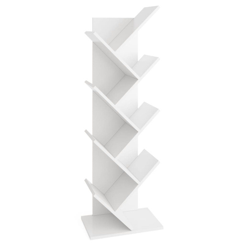 Produktbild för FMD Stående hylla geometrisk vit