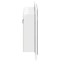 Produktbild för Spegelskåp med LED vit 60x12x45 cm akryl