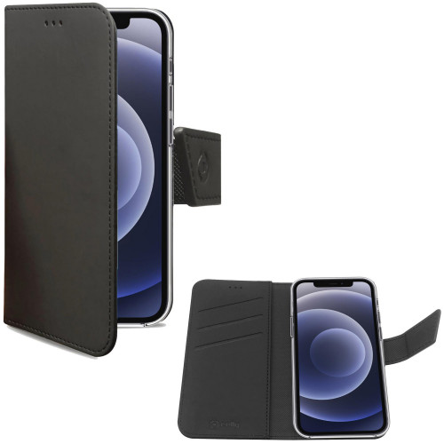 Celly Wallet Case iPhone 13 Mini Svart