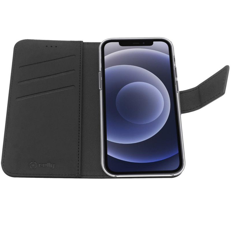 Produktbild för Wallet Case iPhone 13 Mini Svart